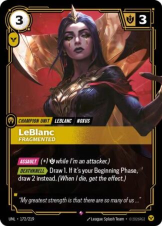LeBlanc, Fragmented LeBlanc, Fragmented