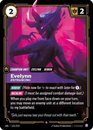 Evelynn, Entrancing Evelynn, Entrancing