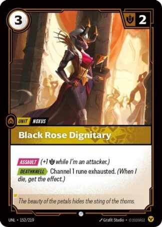 Black Rose Dignitary Black Rose Dignitary