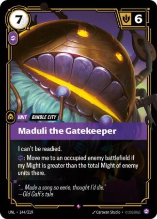 Maduli the Gatekeeper Maduli the Gatekeeper