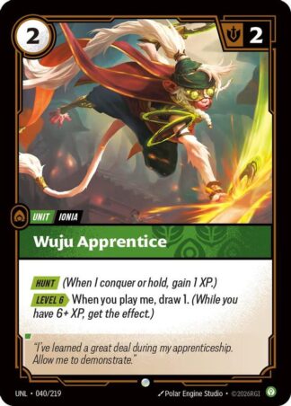 Wuju Apprentice Wuju Apprentice