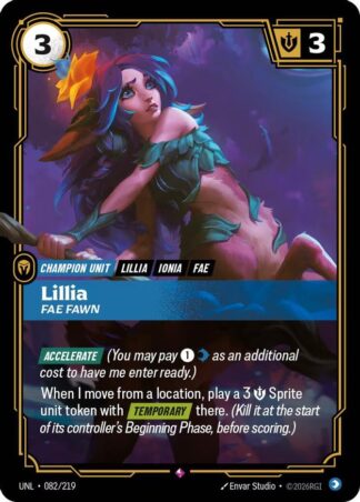 Lillia, Fae Fawn Lillia, Fae Fawn