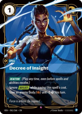 Decree of Insight Decree of Insight