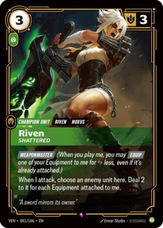 Riven, Shattered Riven, Shattered