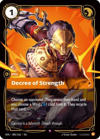 Decree of Strength Decree of Strength