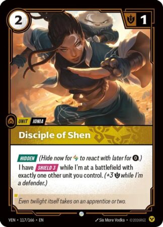 Disciple of Shen Disciple of Shen