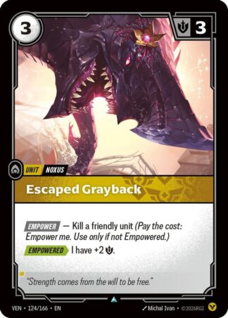Escaped Grayback Escaped Grayback