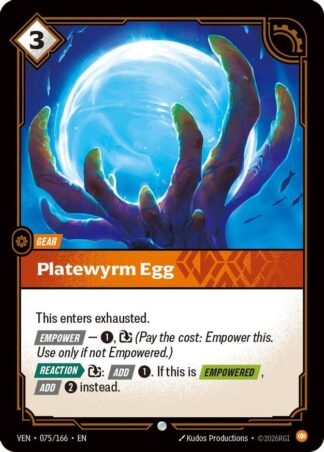 Platewyrm Egg Platewyrm Egg