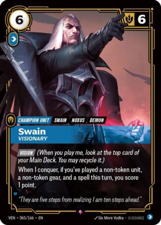 Swain, Visionary Swain, Visionary