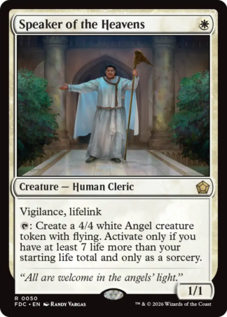 Speaker of the Heavens Speaker of the Heavens