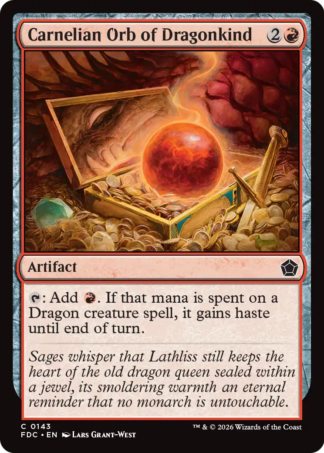 Carnelian Orb of Dragonkind Carnelian Orb of Dragonkind