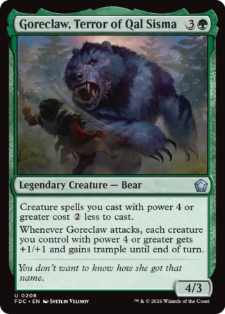 Goreclaw, Terror of Qal Sisma Goreclaw, Terror of Qal Sisma